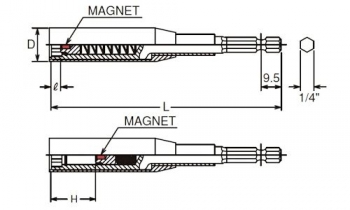 Steckschlüssel Klinge 115G-150 10FR