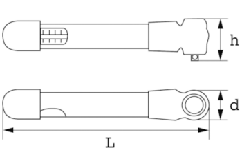 Isolierter Drehmomentschlüssel 1000V Z-854-J