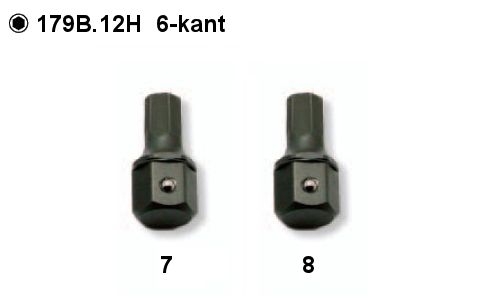 Bit 6-kant 179B.12H 7 mm