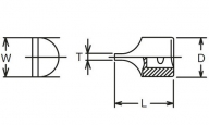 Schlitz Einsatz 4101-1 18.6 mm