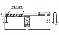Steckschlüssel Klinge 115G-200 7 mm