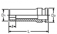 Radmuttern Steckschlüssel AN14300 17 mm