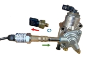 Adapter-Satz für Drucktester, Kraftstoffhochdruck, Benzin, 5 Stück