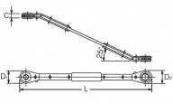 Knarren-Ringschlüssel 148KM 8x12 mm